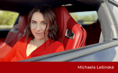 O automotive, motokárách i velkých autech | Michaela Lešinská